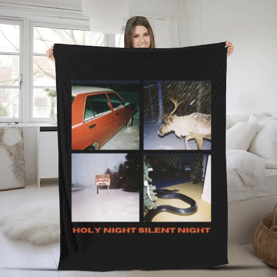 Nighttime Wilderness and Mysterious Scenes Fleece Blankets