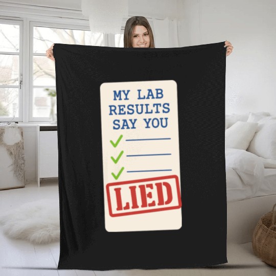 Forensic Chemist Crime Lab Toxicology Science Fleece Blankets
