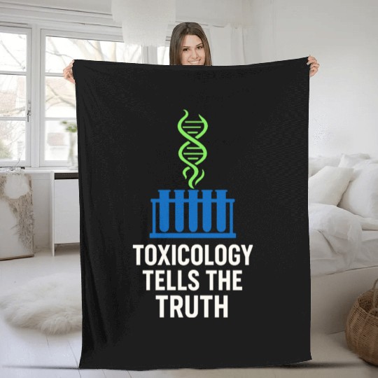 Forensic Chemist Crime Lab Toxicology Science Fleece Blankets