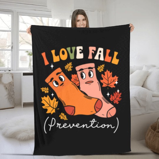 Thanksgiving Funny Sock Pun Autumn Fall Season Fleece Blankets