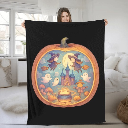 Baby Friendly Halloween Fairy Fleece Blankets Design