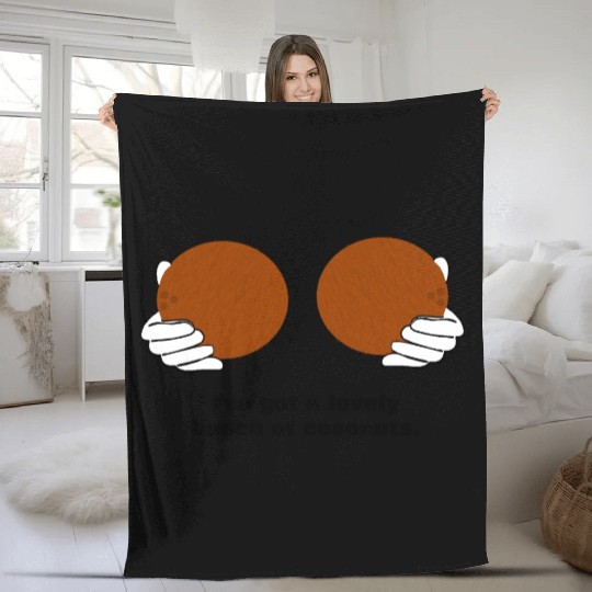 bunch_of_coconuts Fleece Blankets