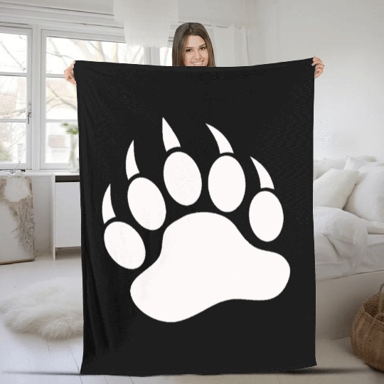 White Bear Paw Fleece Blankets