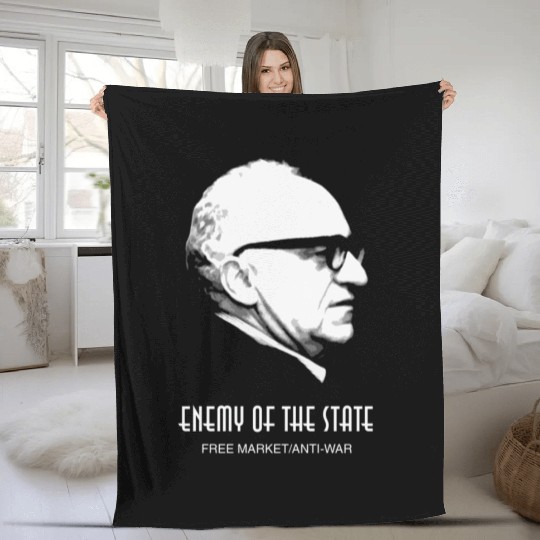 Freedom Liberty Capitalism Libertarian Anarchy Fleece Blankets