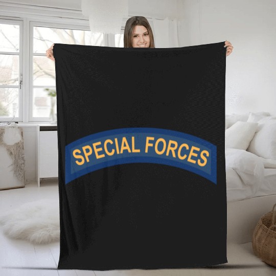 Special Forces tab Fleece Blankets