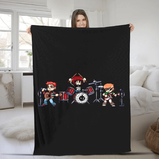 Scott Pilgrim Band Fleece Blankets