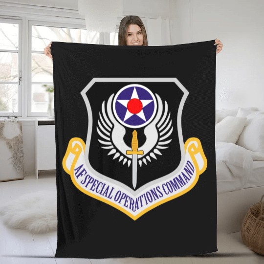 Air Force Special Operations Command Fleece Blankets