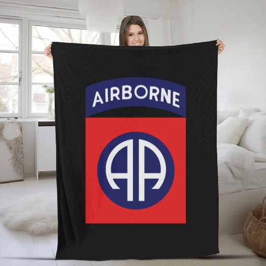 82nd Airborne Fleece Blankets