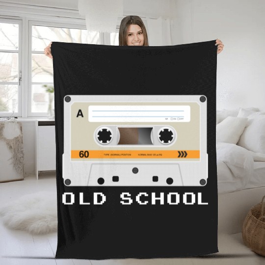 Old School Fleece Blankets