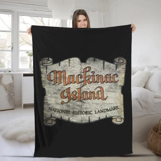 Mackinac Island Fleece Blankets