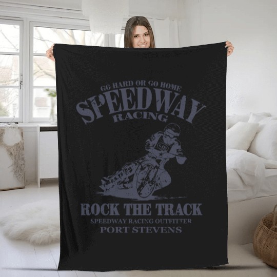 Speedway Racing Fleece Blankets