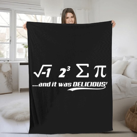 PI-IT WAS DELICIOUS Fleece Blankets