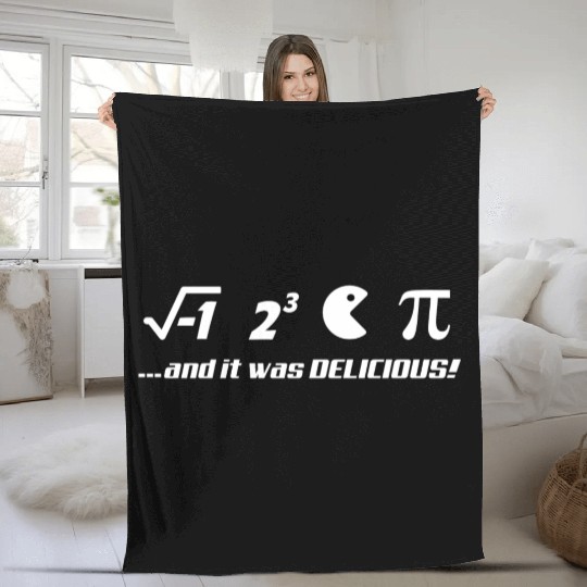 PI-IT WAS DELICIOUS Fleece Blankets