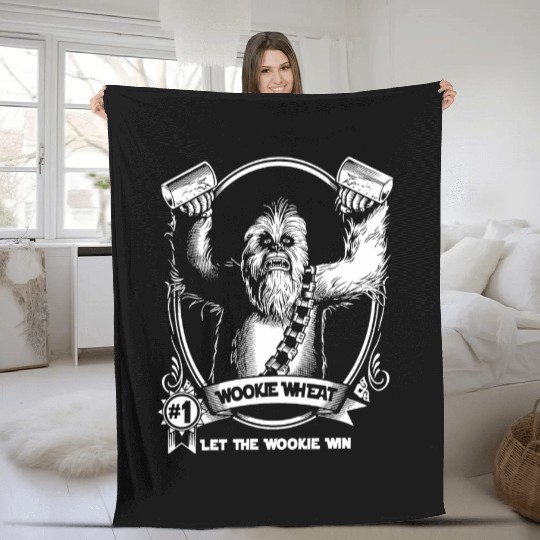 Chewbacca Wookiee - Let the wookie win Fleece Blankets