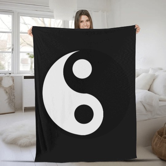 jing jang (Ying Yang) Fleece Blankets