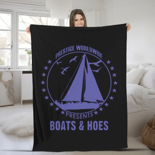 Boats and hoes - Prestige worldwide Fleece Blankets