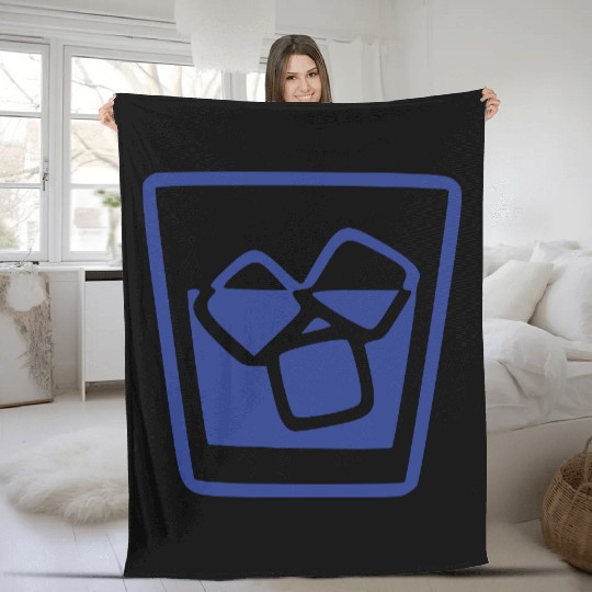 Alcohol and Ice Fleece Blankets
