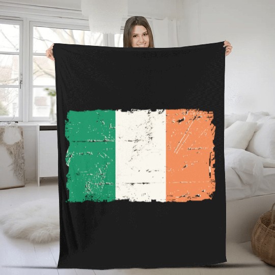 Ireland Flag Fleece Blankets