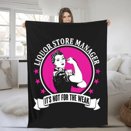 Liquor Store Manager Fleece Blankets