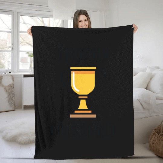 Trophy Husband Fleece Blankets