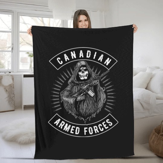 Armed Forces Reaper Canadian Military Fleece Blankets