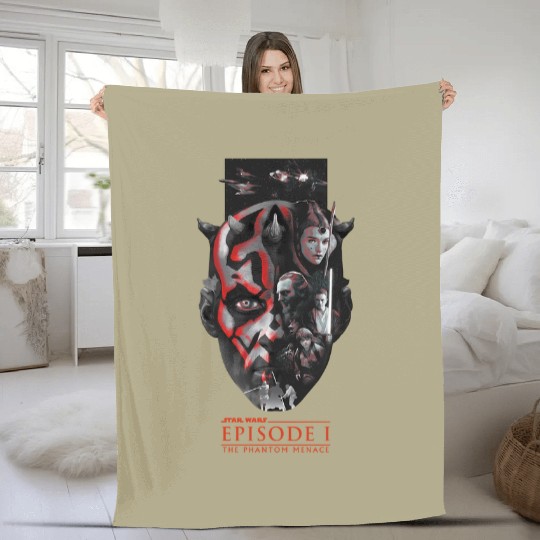 Oversized Darth Maul Phantom Menace Fleece Blankets