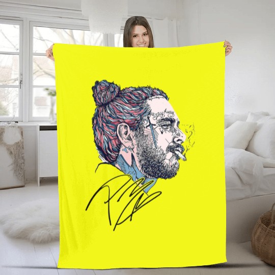 Discover Post Malone - Post Malone - Fleece Blankets