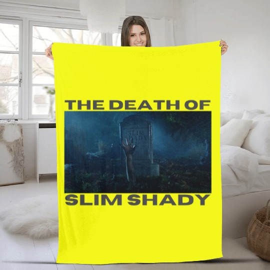 Eminem Fleece Blankets, The Death Of Slim Shady Fleece Blankets, Vintage Rap Fleece Blankets, Eminem Merch, Hip Hop Lover Gift, Houdini, god zilla, Habits, Tobey