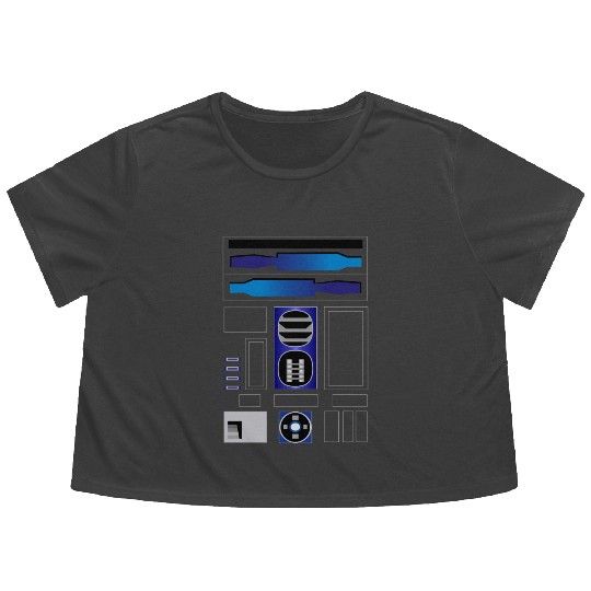 R2D2 Flowy Cropped Tees