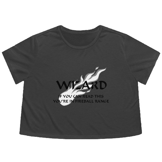 Wizard - Fireball Range Flowy Cropped Tees