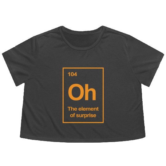 Oh, The Element of Surprise Flowy Cropped Tees