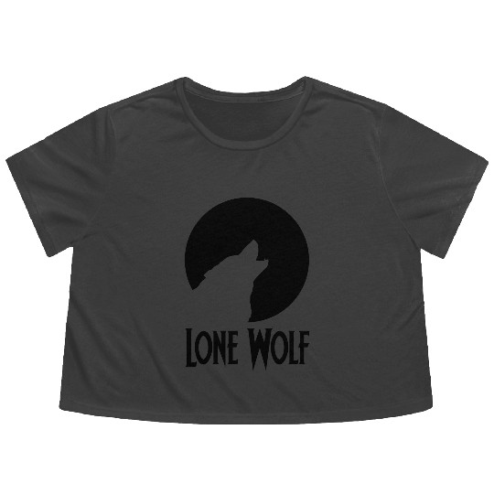 Lone Wolf Flowy Cropped Tees