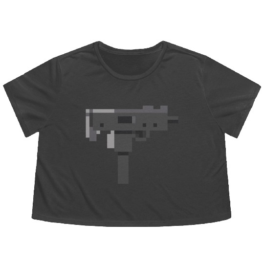 pixel gun Flowy Cropped Tees