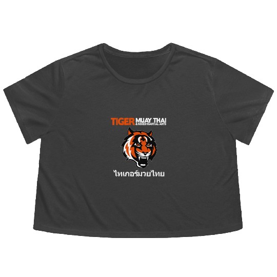 Tiger Muay Thai Mma Gym Flowy Cropped Tees