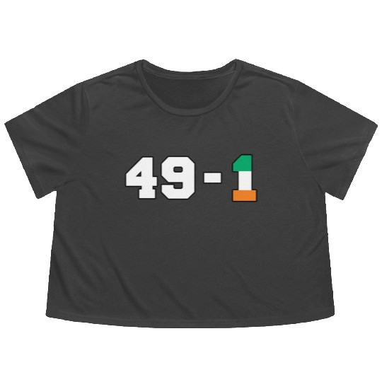 49-1, Conor McGregor vs Floyd Mayweather Flowy Cropped Tees