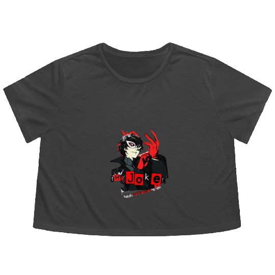 Persona 5 joker Flowy Cropped Tees