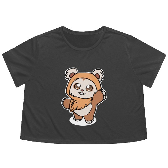 Baby Ewok Flowy Cropped Tees