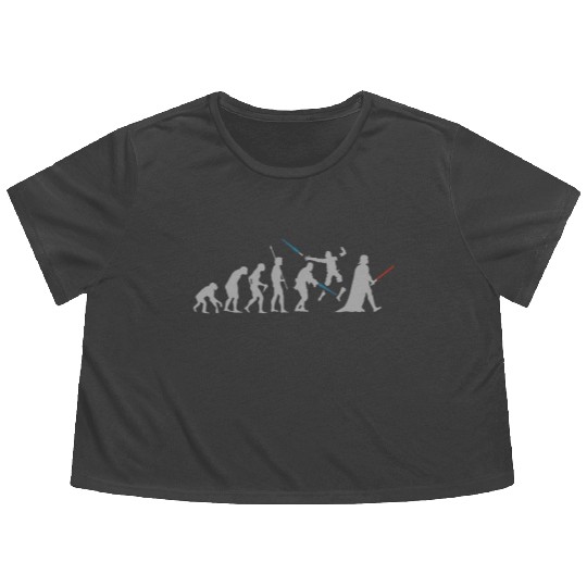 Evolution of Darth Vader Flowy Cropped Tees
