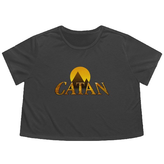 Modern Settlers of Catan Flowy Cropped Tees
