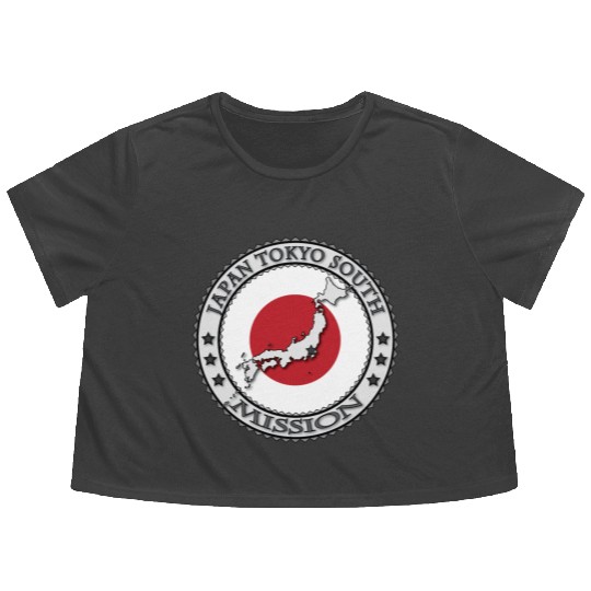 Japan Tokyo South Mission Flowy Cropped Tees