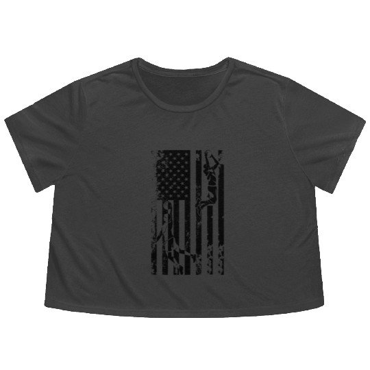 Player Basketball Flowy Cropped Tees