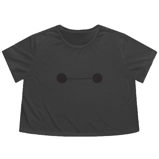 Disney Movie Big Hero 6 Baymax Eyes Flowy Cropped Tees Illuminati