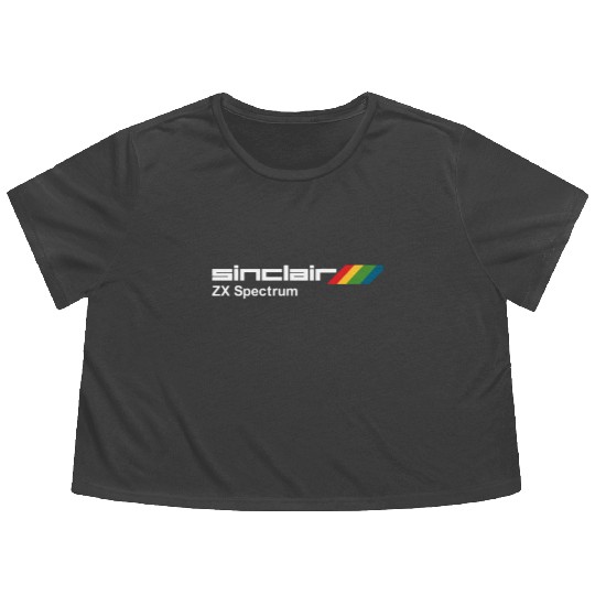 Sinclair Zx Spectrum Mens Retro 80 s Video Game T Flowy Cropped Tees