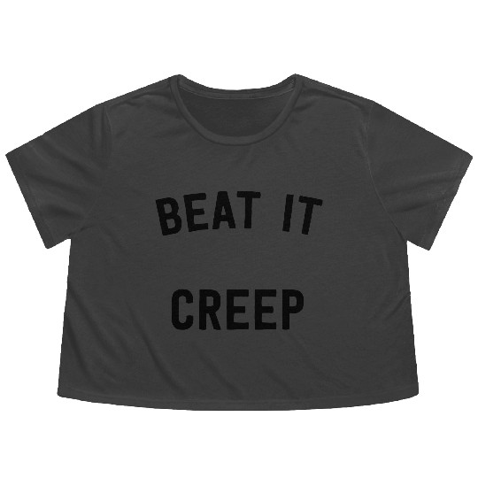 Beat It Creep Flowy Cropped Tees