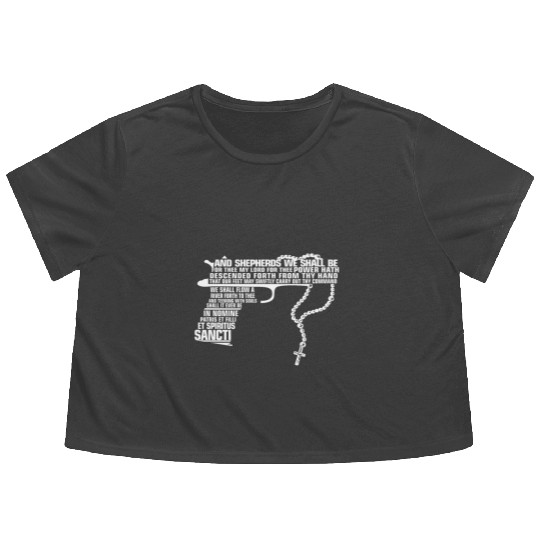 The Boondock Saints - And Shepherds we shall be Flowy Cropped Tees