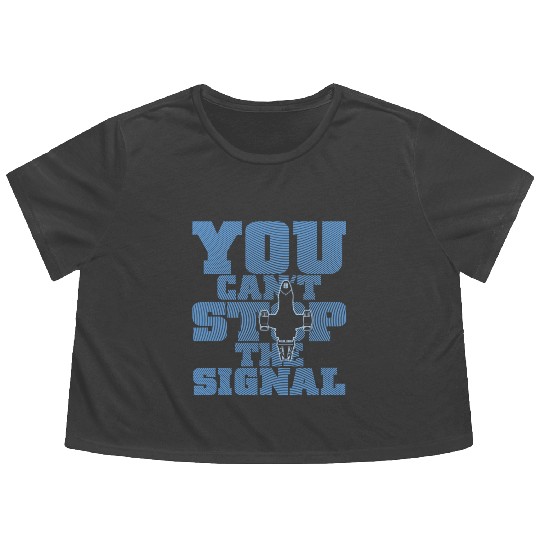 Serenity Firefly - You can't stop the signal Flowy Cropped Tees
