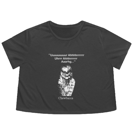 Chewbacca T - Flowy Cropped Tees - Star Wars fan