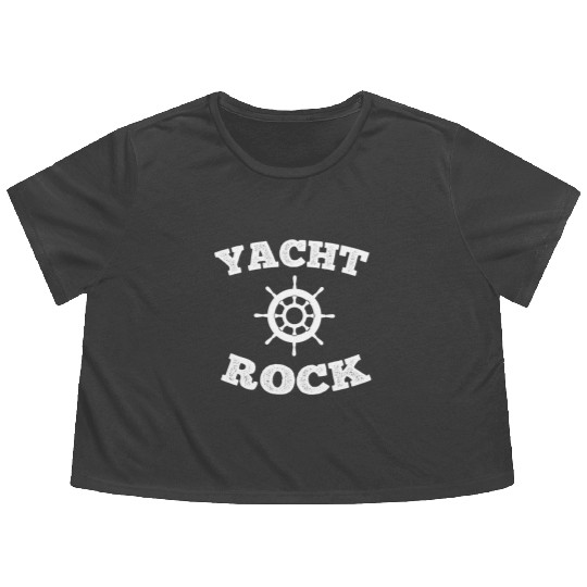 Yacht Rock Flowy Cropped Tees