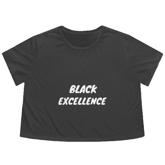 black excellence hipster grandma Flowy Cropped Tees