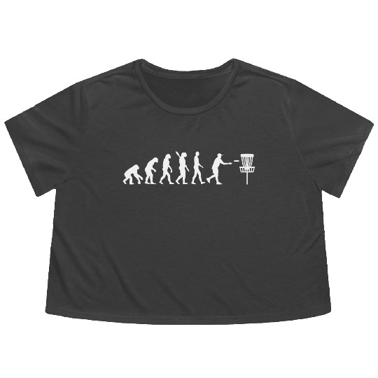 Golf - evolution disc golf Flowy Cropped Tees